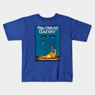 Great Gatsby Book Cover Kids T-Shirt